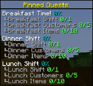 Pinned Customers FTB Quests
